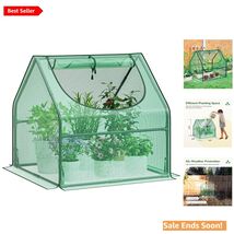 Portable Greenhouse for Indoor and Outdoor Plant Growing 3x3ft Green - $58.36