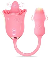 Rose Vibrator Sex Toys for Women,3 in1 Rose Clitoral Stimulator for Adul... - £20.29 GBP