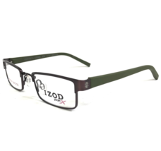 IZOD Kids Eyeglasses Frames X 79 BROWN Green Rectangular Full Rim 43-18-120 - £14.78 GBP