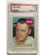 1969 Topps Jim Bunning #175 PSA 7 NM Pirates - $19.75