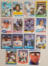 Los Angeles Dodgers Lot of 15 Baseball Cards 70&#39;s,80&#39;s,90&#39;s Dusty Baker - £11.10 GBP