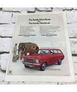 Vintage 1969 GM Station Wagon Buick Opel Kadett Advertising Art Print Ca... - $9.89