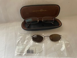 Modo 309 Saki Titanium EYEGLASSES FRAMES 51-20-143 Brown Rectangle -e898 - $204.37 MXN