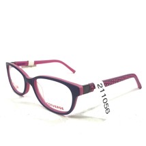 Converse Kids Eyeglasses Frames K022 PURPLE Pink Rubberized Cat Eye 49-1... - £15.13 GBP