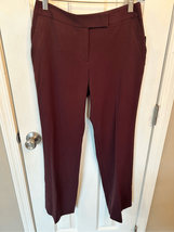Raffaella burgundy dress pants size 4 petite work pants office wear styl... - $34.65