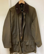 Men Vintage Barbour A830 Classic Beaufort C46/117cm Waxed Brown Jacket Coat - $269.99