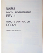 Yamaha REV-1 Rack Mount Reverb Original Operation Owner&#39;s Manual Book, J... - €29,84 EUR