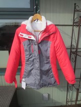 ZeroXposure Lightweight Jacket W/ Winter Sports Overcoat - Girls Size 16 Coral - £23.34 GBP