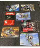 Lot of 7 Signed Motocross Rider Posters Mixed Teams &amp; Sizes SHIPPED ROLLED - $27.69