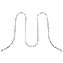 VEVOR Proof Coil Chain, 1/8" x 100', 330 lbs Safe Working Load, Zinc Plated - $21.99