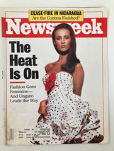 VTG Newsweek Magazine April 4 1988 Iman Fashion Goes Feminine The Heat Is On - £7.55 GBP