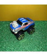Micro Machines Turbo Wheels Ford &#39;65 Mustang #11 Hot Rod Blue Silver Gal... - $12.90 CAD