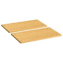 Cooker Covers 2 pcs 19.7&quot;x11&quot;x0.6&quot; Bamboo - €43,13 EUR