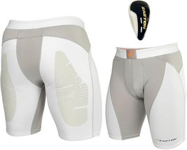 NEW Easton Men&#39;s Mako Sliding Shorts, White, X-Large - $270.74 MXN