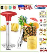 Durable Stainless Steel Pineapple Slicer &amp; Corer - Dishwasher Safe &amp; Lig... - $34.53 CAD