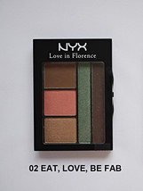 NYX Love in Florence (#02 Eat, Love, Be Fab) Eye Shadow Palette - $5.99