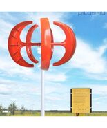 Pikasola Wind Turbine 200W max 220W 12V 5 Blade Wind Vertical Axis Gener... - $199.21