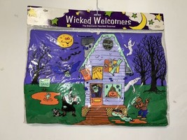 RARE Vintage Russ Wicked Welcomers Mat Halloween NEW - $37.18