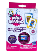 5 Surprise Mini Brands Grocery Grab CARD GAME Great Gift Cool Whip New - $6.90