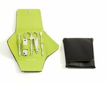 Bey-Berk 5 Piece Manicure Set Black Leather Case - $44.95