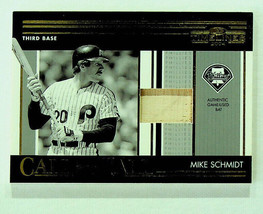 2004 Donruss Playoff Timelines Call to the Hall Mike Schmidt #CH-15 Bat Card - £10.34 GBP