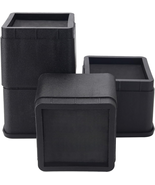 Bed Risers Heavy Duty Stackable Furniture Risers for College Dorm Bed Sofa - £16.57 GBP