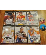 Lot of 8 Gamecube Games NBA Live 2k2 NCAA Football Tiger Woods Sea World... - $47.03