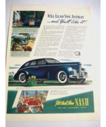 1939 Nash Auto Color Ad The Car Everybody Likes - $13.67 CAD