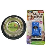 Waste Bags 30 CT Bow Wow PALS Bone Shaped Dispenser and Greenbrier Non-S... - £12.36 GBP
