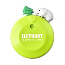 Cartoon Elephant Shape Mechanical Timer 60 Minutes Kitchen Gadget Cooking Clock  - £8.55 GBP