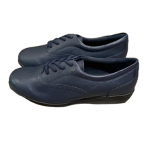Dr. Scholl&#39;s Navy Leather Advanced Comfort Oxford Shoes E6Y-15 Womens 9M NWOT - £22.01 GBP