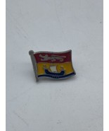 Souvenir Pin - New Brunswick Canada - Flag with Ship Pewter - €6,79 EUR