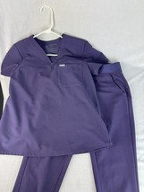 FIGS Set Extra Small Womens Technical Collection Scrub Top and Pants Purple - £39.08 GBP