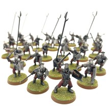 Uruk-hai Warriors 30 Painted Miniatures Hobgoblin Half-orc Middle-Earth - $275.00