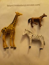 3 Piece Assorted Toy Animal Lot - estate find 220528 - Very Good - £0.79 GBP