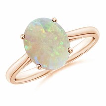 Authenticity Guarantee 
ANGARA Oval Solitaire Opal Cocktail Ring for Women, G... - £526.06 GBP