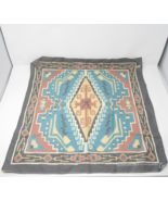 Vtg Wamcraft Bandana Handkerchief Gray Southwestern Geometric RN 14193 NWT - $15.99
