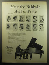 1957 Baldwin Pianos Ad - Meet the Baldwin Hall of Fame (Sixth of a series) - £14.49 GBP
