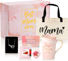 Gifts for Mom from Daughter Birthday Gifts for Women Best Mom Ever Necklace Gift - £27.29 GBP
