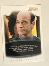 Quotable Star Trek Voyager Trading Card #40 Robert Picardo - £1.61 GBP