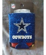 DALLAS COWBOYS  Blue Glittered Can Cooler  Kolder. - $8.13 CAD