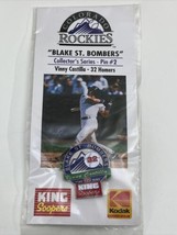 Vinny Castilla Colorado Rockies 1996 Blake St. Bombers Coors Field Lapel Pin - £3.70 GBP