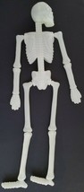 Halloween Glow in Dark Human Skeletons Dangling Articulate Plastic 18”H x 8”W x  - £2.34 GBP