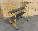 Rolling Scaffold Tool Shelf Foldable 4 ft. x 4 ft. x 2 ft. 500 lb. Load ... - £99.46 GBP
