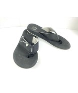 Reef Men&#39;s Sz 11 Sandals Black Bottle Opener Air Cushion Slipon Flip Flo... - $55.47 CAD
