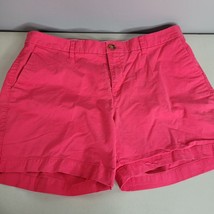 Old Navy Womens Shorts Size 10 Pink Everyday Wear Cotton Chino Pockets - £10.50 GBP