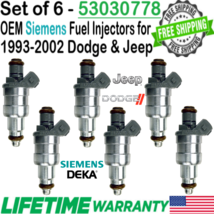 OEM Siemens Deka x6 Fuel Injectors for 1998-1999 Dodge Durango 5.9L V8 #... - $169.28