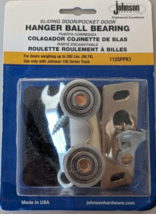 JOHNSON 1125PPK1 Sliding Door/Pocket Door Hanger Ball Bearing 1&#39;&#39; Wheel ... - $9.58