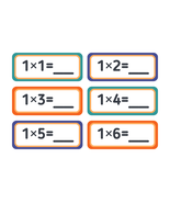 Educational card for numbers with colorful and fun illustrations - $9.00