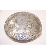 1989 NATIONAL FINALS RODEO NPR BELT BUCKLE 7th ED. ANIVERSARY SERIES HES... - €23,43 EUR